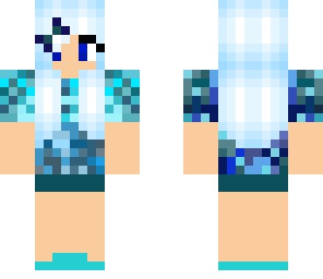pretty blue ice girl