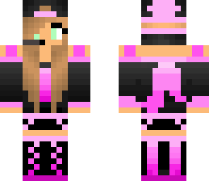 black and pink gamer