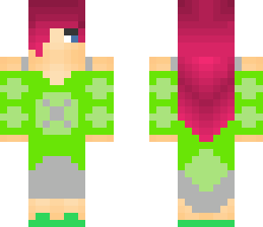 pink haired girl