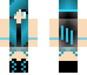 blue hair