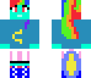 equestria girls rainbowdash skin