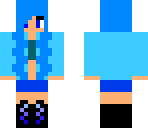 blue girl