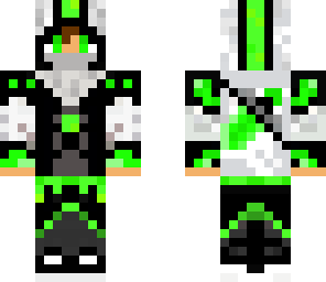 green ninja assassin boy