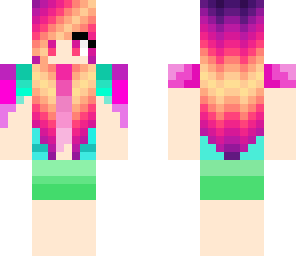 rainbow girl