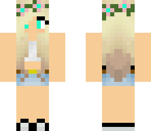 blonde summer girl