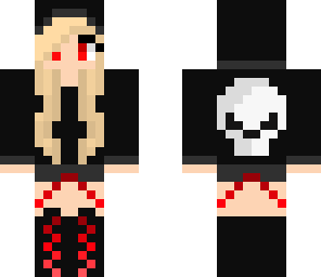 red assassin skull girl