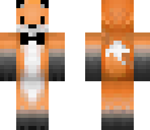 black bow tie fox