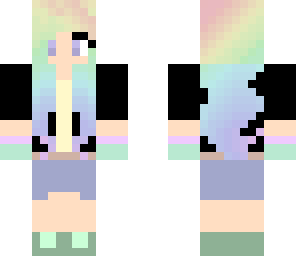 rainbow haired gamer