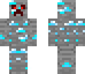 diamond creeper with red eyes