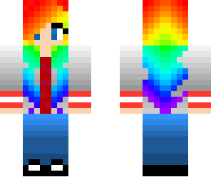 rainbow girl