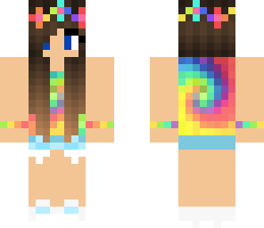tye dye girl