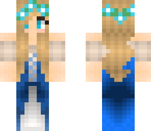 blue midevil maid