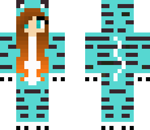 blue tiger girl skin - edited