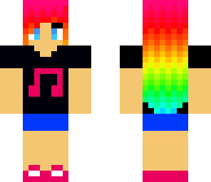 rainbow girl