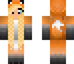 blond fox girl onsie whit braids