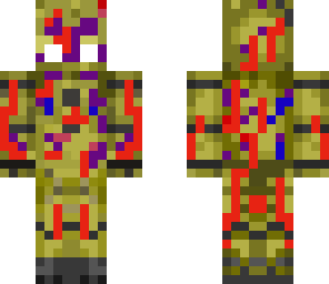 sad purple guy inside springtrap