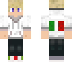 italy fan boy blond