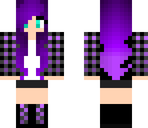 violet goth teen