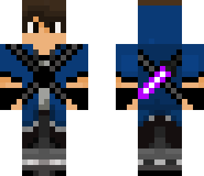 jedi blue with purple lightsaber