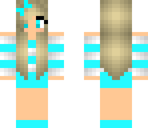 cute girl blue