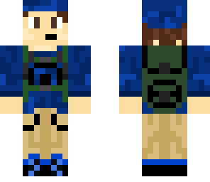 blue pokemon trainer