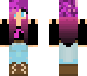 purple mazing dj girl