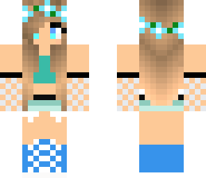 blue tomboy girl