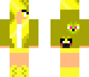 girl yellow hair