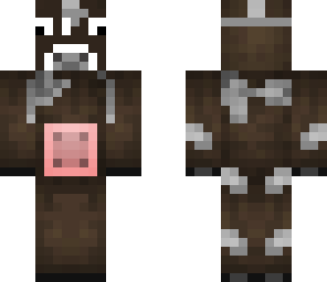 cow with a cow mask