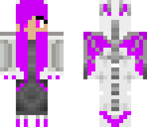 cute purple dragon girl