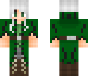 mackenzie green cloak hood down