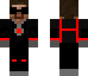 herobrine in a suit