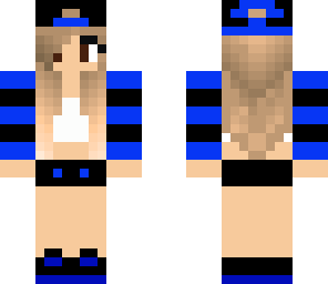 blue cap