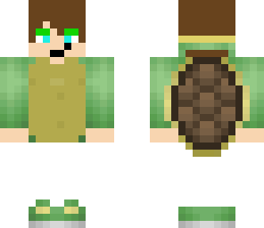 editet turtle boy with cool ninja head