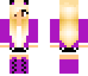 purple cat girl 