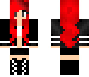 hot red-head goth girl