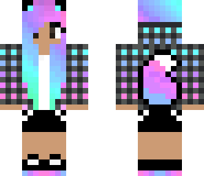 rainbow fox girl