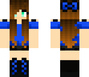 pretty blue girl