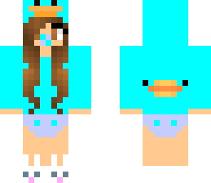 baby blue ducky girl