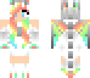 rainbow dragon girl fde