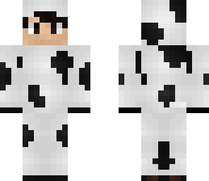 cow man or guy in a cow suit 