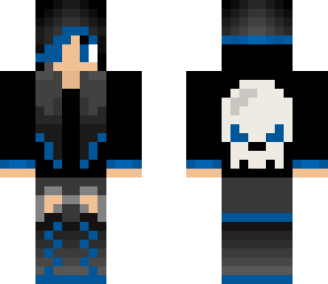 blue emo girl