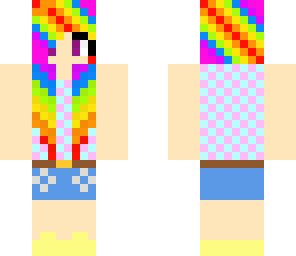 rainbow girl