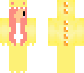 yellow dino chibi girl