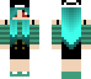 blue hair girl