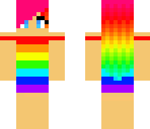 rainbow girl