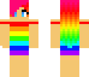 rainbow girl