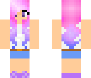 pink hair girl