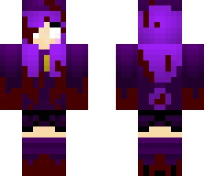 evil purple girl