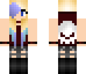 cool skull girl